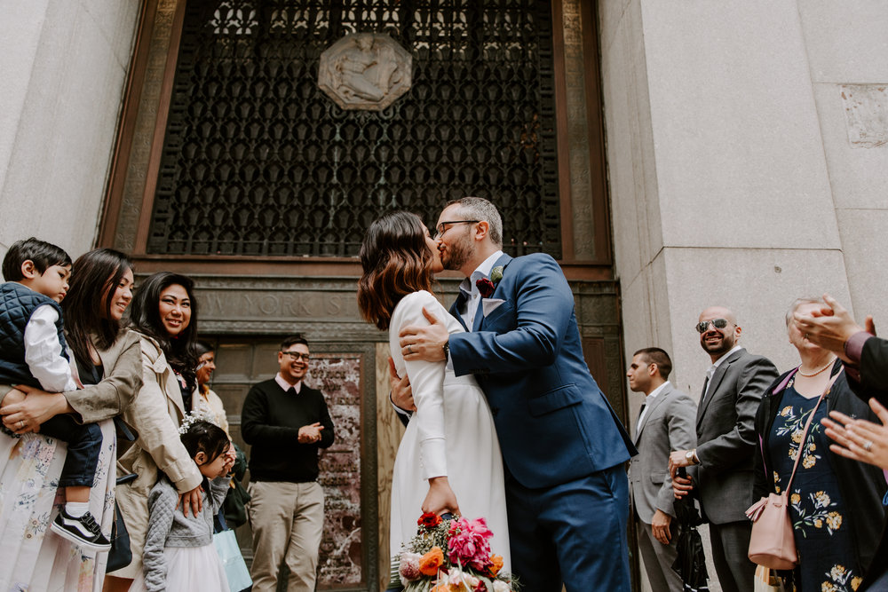 New York City Hall Wedding by Kara McCurdy