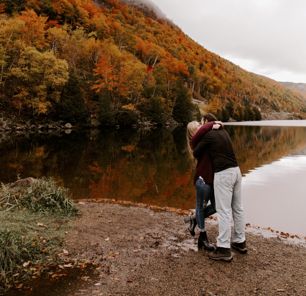Upstate New York Fall Engagement Photos by Kara McCurdy