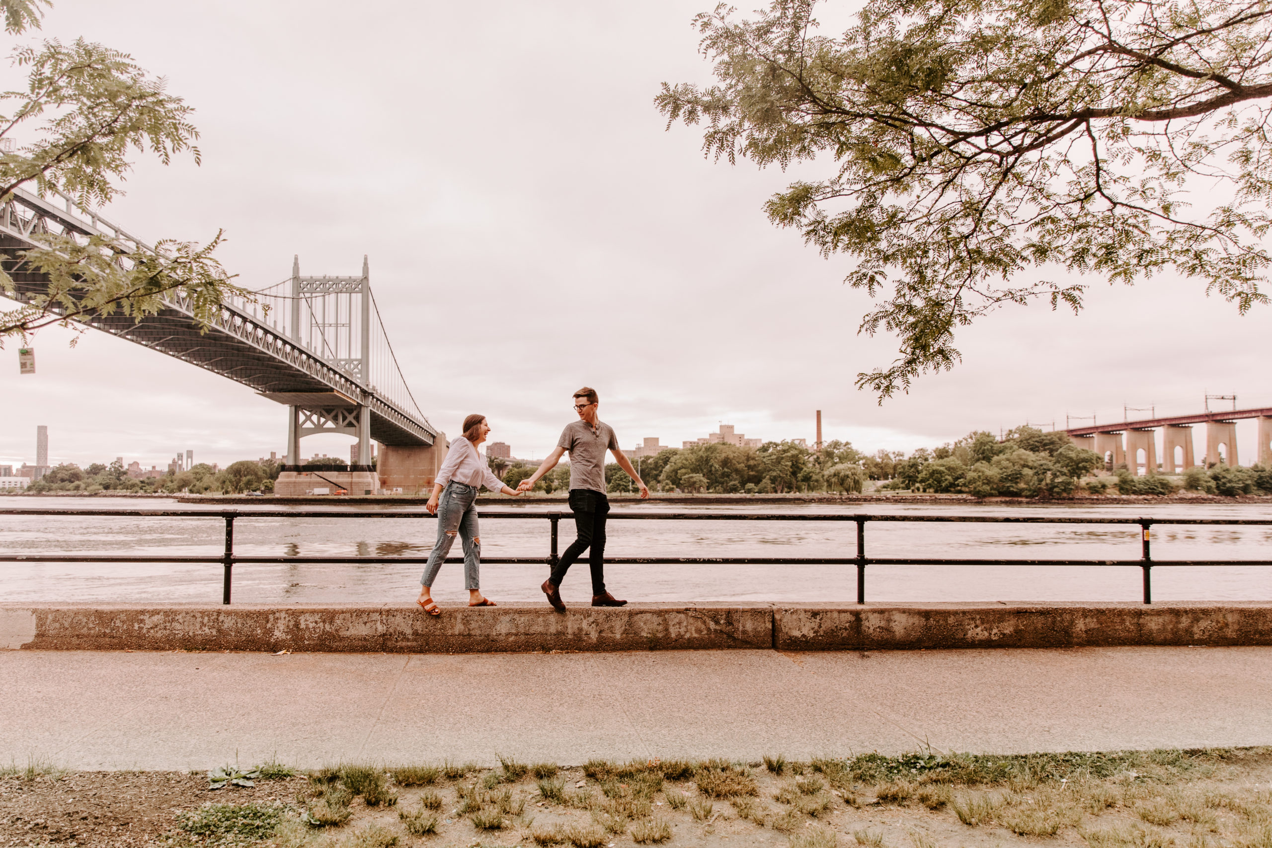 Astoria Park and Long Island City Engagement Session by Kara McCurdy Photography