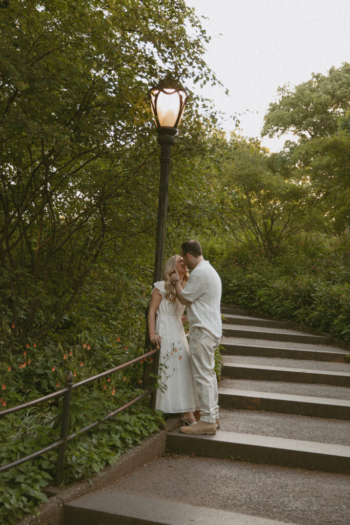 Sunset Engagement Photos at Central Park by Kara McCurdy Photography - a New York City photographer for couples in love