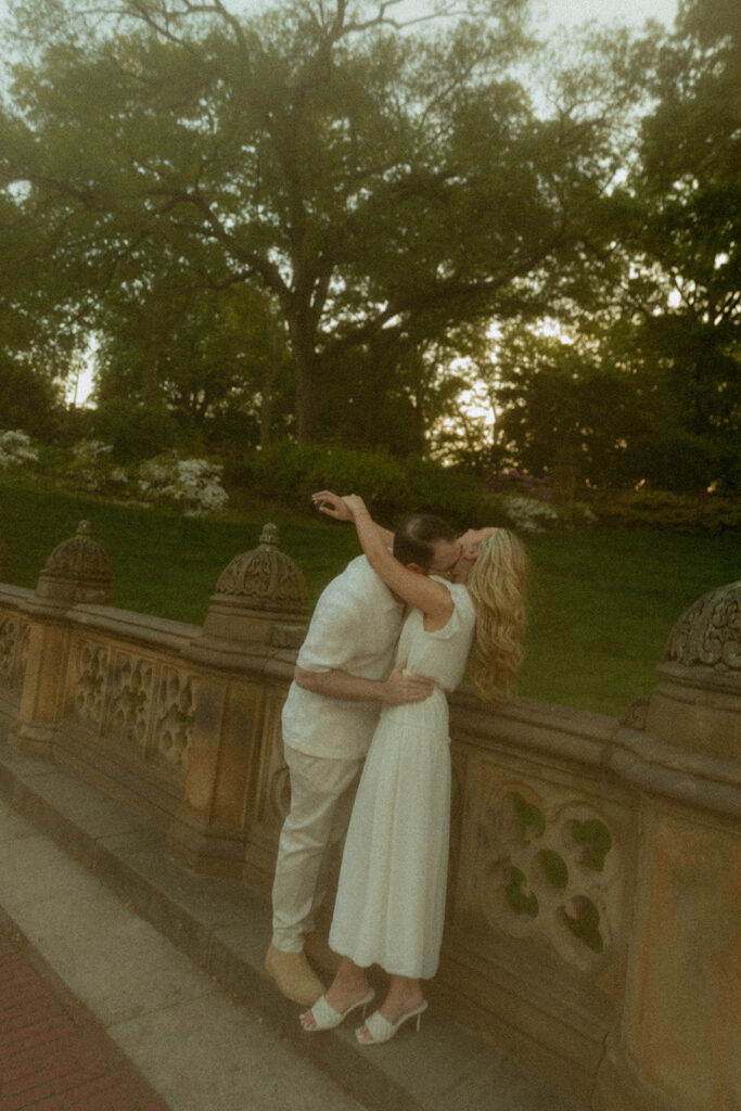 Sunset Engagement Photos at Central Park by Kara McCurdy Photography - a New York City photographer for couples in love