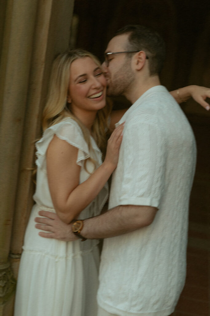 Sunset Engagement Photos at Central Park by Kara McCurdy Photography - a New York City photographer for couples in love