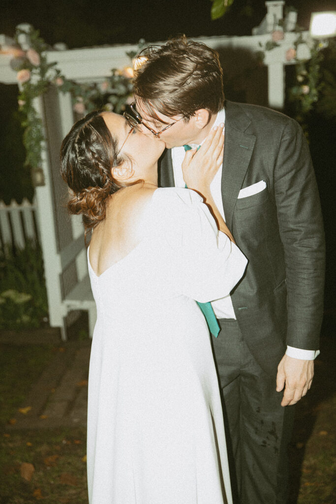 Summer Backyard BBQ Casual Wedding in Queens New York by Kara McCurdy Photography