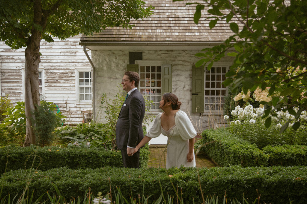 Summer Backyard BBQ Casual Wedding in Queens New York by Kara McCurdy Photography