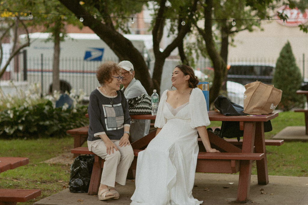 Summer Backyard BBQ Casual Wedding in Queens New York by Kara McCurdy Photography