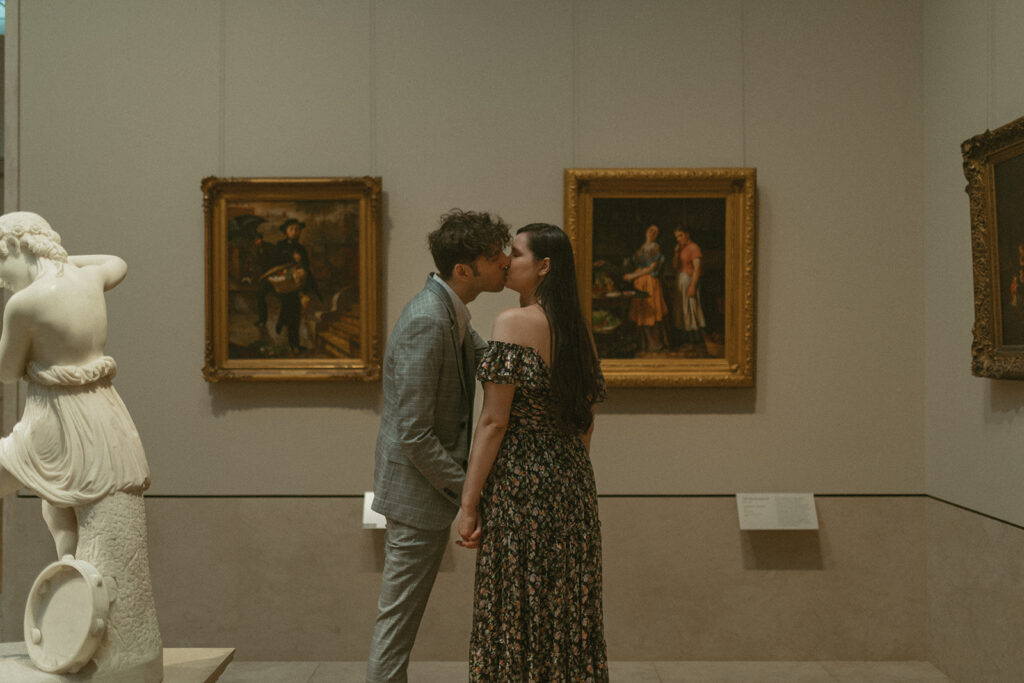 Engagement Photoshoot at The MET in NYC | Rich & Stephanie