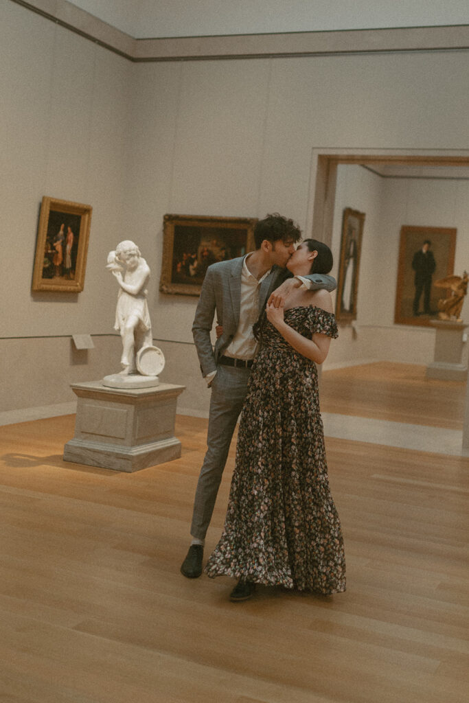 Engagement Photoshoot at The MET in NYC | Rich & Stephanie