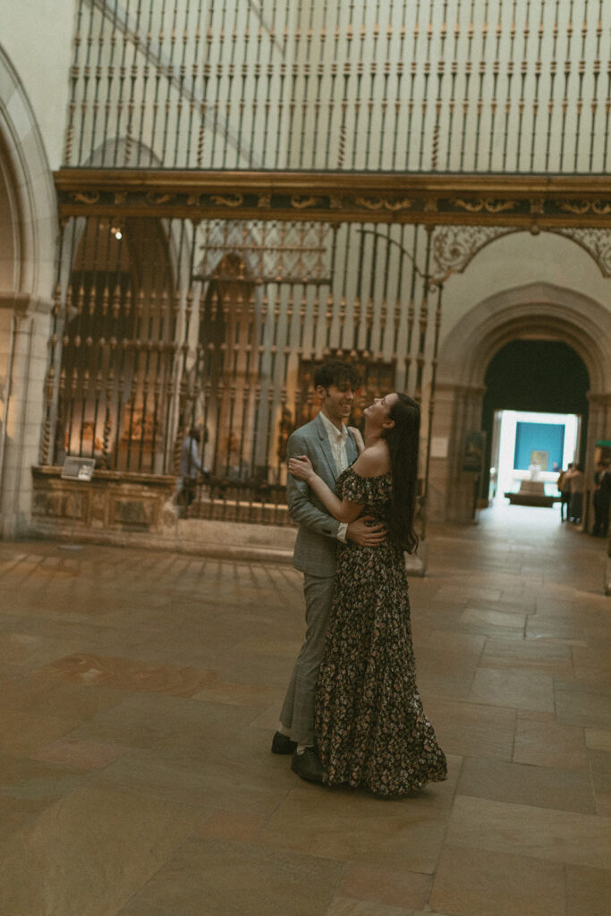 Engagement Photoshoot at The MET in NYC | Rich & Stephanie