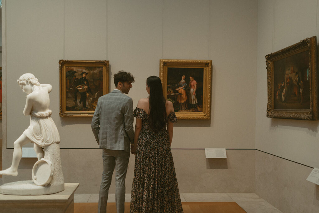 Engagement Photoshoot at The MET in NYC | Rich & Stephanie