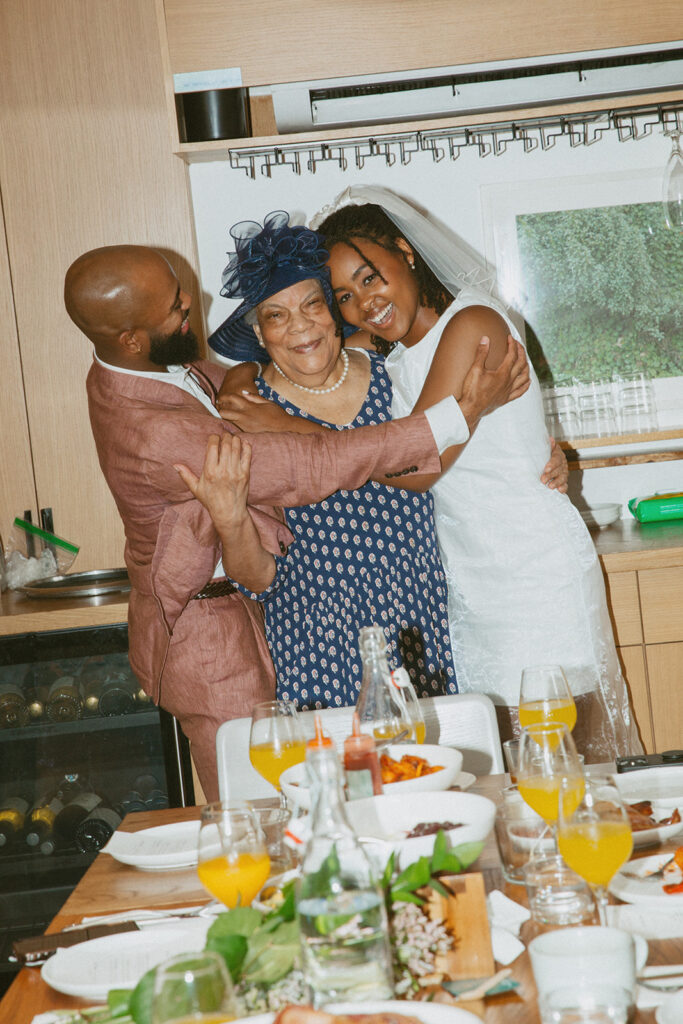 rainy elopement in new york city